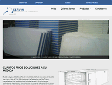 Tablet Screenshot of industriasservin.com